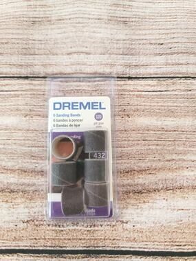 Dremel 432 Sanding Bands 1/2 in. Rotary Tool 120-Grit (6-Pack) OEM NEW